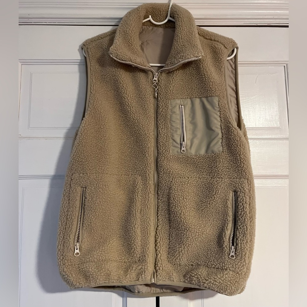 Teddy fleece winter vest